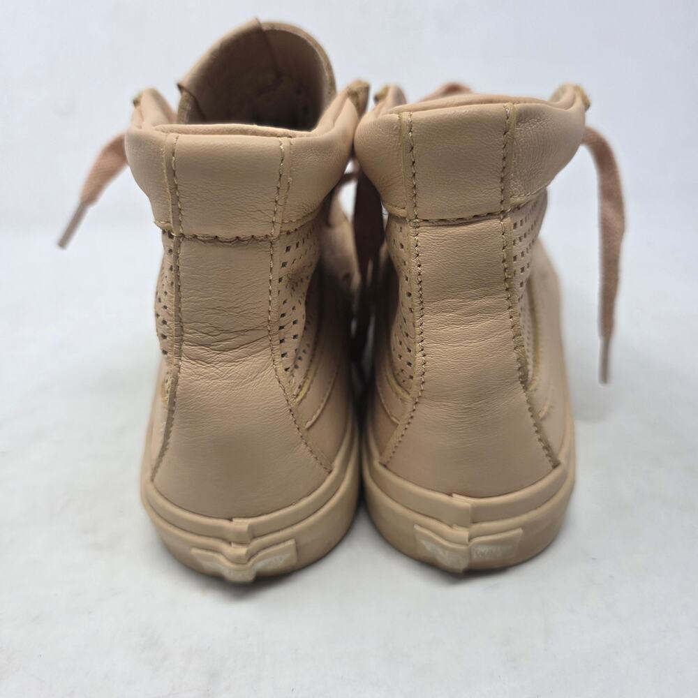 Vans Womens Sk8-Hi Beige Perforated High-Top Sneakers Size 9.5 - Picture 5 of 8